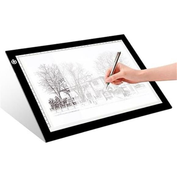 A4 LED Light Tracing Pad USB Powered Drawing Sketching Tattoo Stencil Board - Picture 7 of 7
